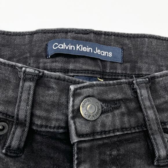 Calvin Klein Womens Jeans Size 4 High Rise Jegging Black Classic Minimal Stretch - Picture 5 of 11